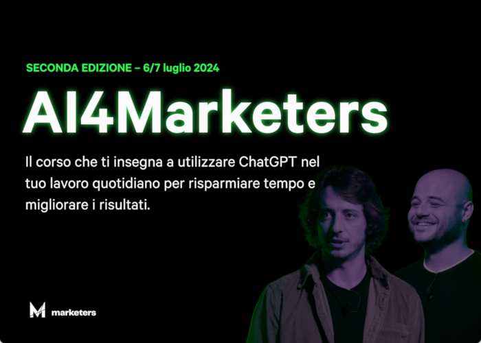 [GRATIS] AI4Marketers 2024 di Marketers