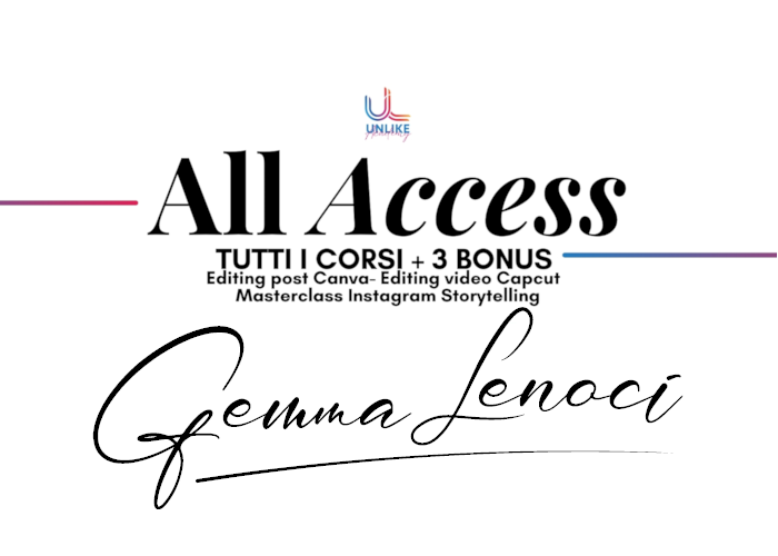 [GRATIS] All Access di Gemma Lenoci