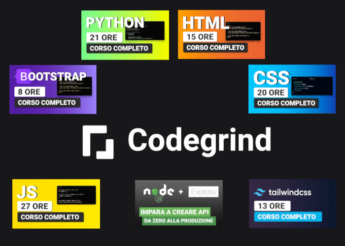 [GRATIS] Tutti i Corsi di CodeGrind
