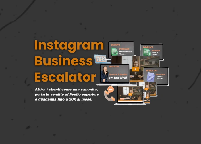 [GRATIS] Instagram Business Escalator di Gabriele Venturini
