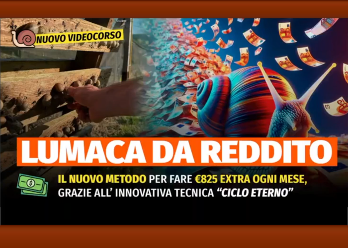 [GRATIS] Lumaca da Reddito di Rendita Agricola