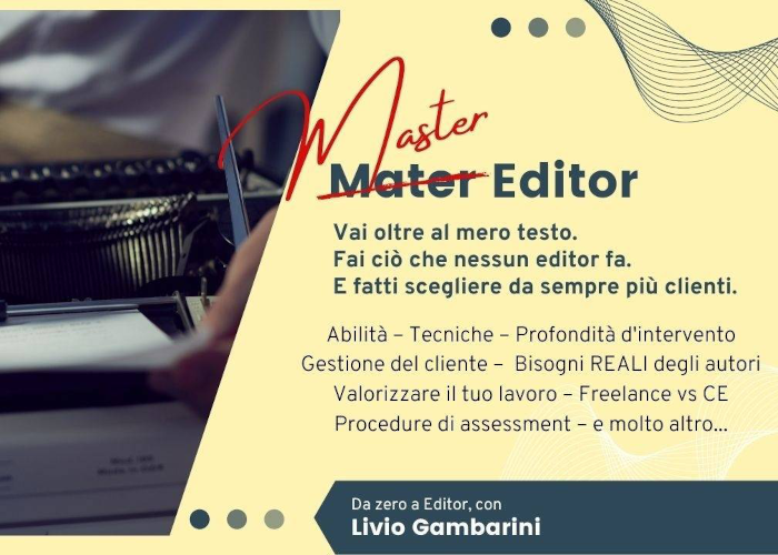 [GRATIS] Master Editor di Livio Gambarini
