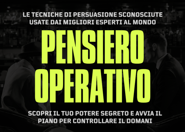 [GRATIS] Pensiero Operativo di Metodo Bad Boy
