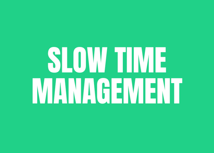 [GRATIS] Slow Time Management di Luigi Nigro