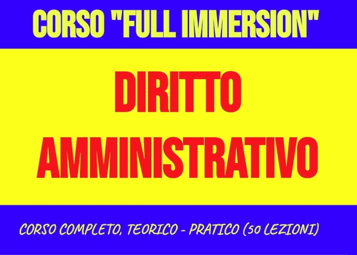 [GRATIS] Corso di Diritto Amministrativo (Cod1033) di Omniavis