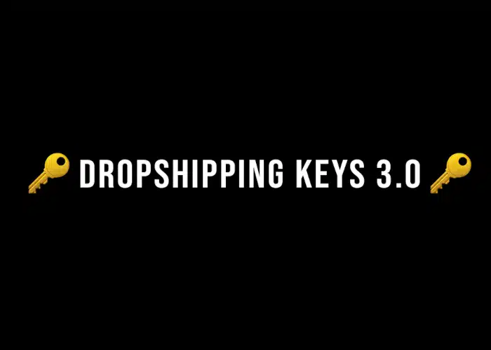 [GRATIS] Dropshipping Keys 3.0 2024 di Samuele Ferrari