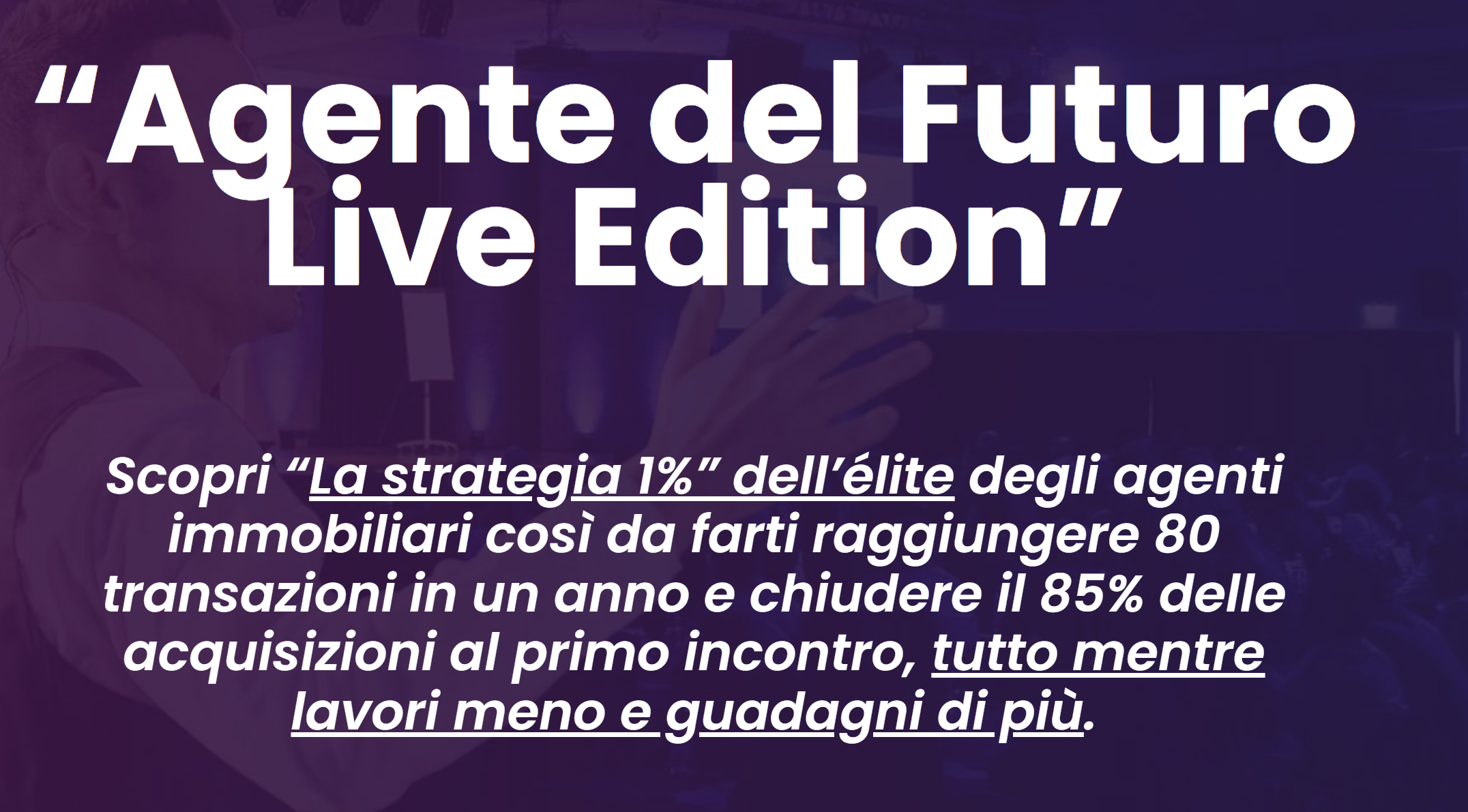 [GRATIS] Agente del Futuro Live Edition di Simone Rossi