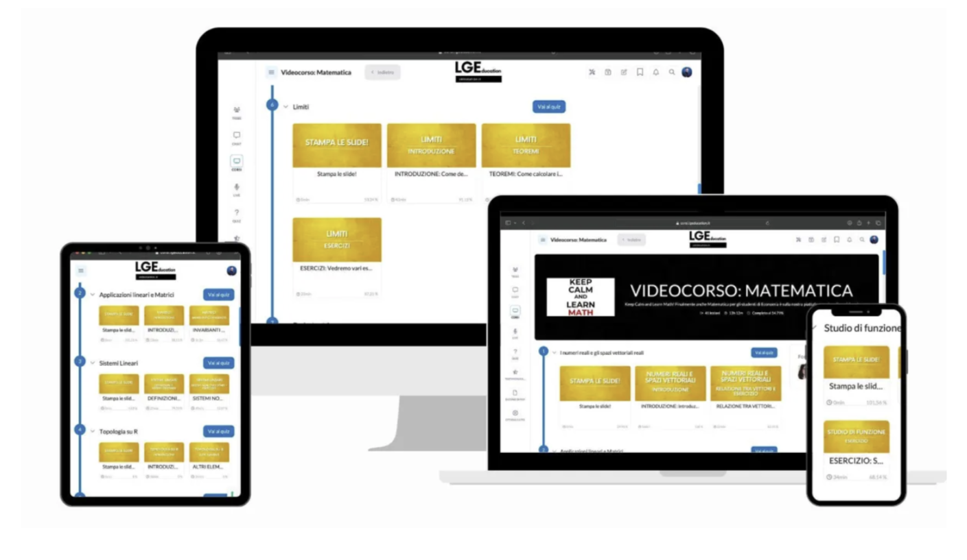[GRATIS] Videocorso Matematica di LGEducation