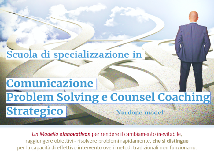 [GRATIS] Scuola di specializzazione in comunicazione, problem solving e coaching strategico di Nardone