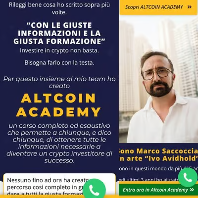 [GRATIS] Altcoin academy di Ivo Avidhold